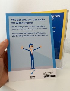 Der neue inways-Flyer im Marienhospital (Rückseite)